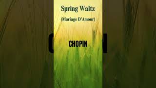 SPRING WALTZ MARIAGE DAMOUR CHOPIN  PAUL DE SENNEVILLE [upl. by Dituri774]