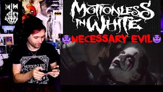 MOTIONLESS IN WHITE  NECESSARY EVIL REACTION [upl. by Yesnikcm139]