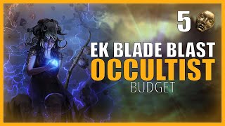 Path of Exile 325  EK Blade Blast Occultist Build  5 Div Budget  Proof of Concept [upl. by Anayk]