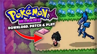 How to DOWNLOAD PATCH amp PLAY Pokemon Reloaded Fan Game Tutorial 2024 [upl. by Eelrefinnej]