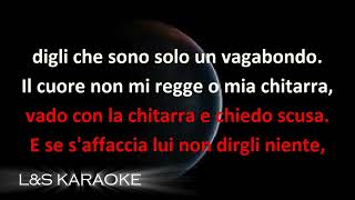 quotChitarra Vagabonda Remix  Romeo Livieri  Versione Karaoke by LampS Karaoke 🎤 [upl. by Bjorn477]