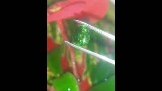 Green circon raire gemstone please SUBCRIIBE gemstone පච්ච [upl. by Eirised]