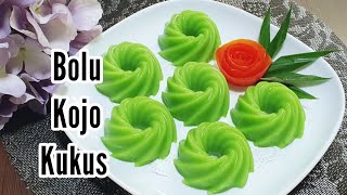 Pandan Steamed Cake Recipe  Bolu Kojo Kukus Menul Menul [upl. by Nnelg]