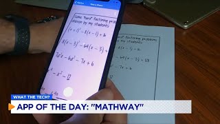 WHAT THE TECH Mathway is the App of the Day [upl. by Akiner]