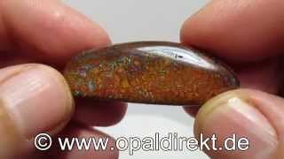 KoroitNut Matrixopal Opal mit Bohrung 003108 b [upl. by Milli]