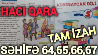 5ci sinif Azərbaycan dili  Hacı qara  Səhifə 64 65 66 67 [upl. by Sweeney]