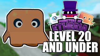 I Unlocked Every Etherian WITHOUT GOING OVER LEVEL 20 CHALLENGE  Monsters of Etheria [upl. by Mahalia]