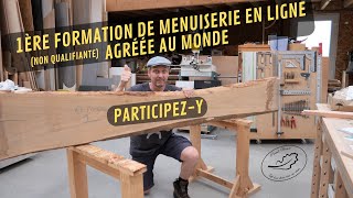 formation menuiserie en ligne certifiée non qualifiante [upl. by Sivle]