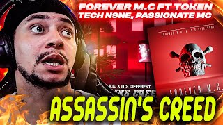 TOKENS BEST VERSE Forever MC ft Tech N9ne Token Passionate MC Assassin Creed LIVE REACTION [upl. by Euh443]