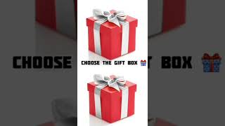 Choose the gift box 🎁 shorts giftbox giftboxchallenge jahangirtweencraft viral trend [upl. by Kerekes679]