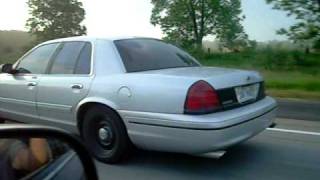 crown victoria marauder convoy on the highway [upl. by Carmine]