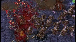 StarCraft Evo Complete SC2 vs BW HyperONE Z vs tiptoe Z on Neo Isles of Siren  StarCraft 2 [upl. by Atinek]