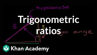 Basic trigonometry  Basic trigonometry  Trigonometry  Khan Academy [upl. by Epotimet]