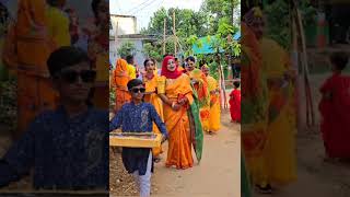 বোনের জামাইর গায়ে হলুদে যাই 🔥 sisterswedding [upl. by Lairret]