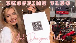 YORK DESIGNER OUTLET SHOPPING VLOG  Come Shopping With Me To York Designer Outlet 2024 ✨ [upl. by Patti]