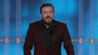 Ricky Gervais Golden Globes 2012 Açılış Konuşması Türkçe Altyazılı [upl. by Gnilsia]