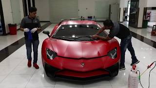 Lamborghini Aventador SV  Paint Protection Film amp Window films by VKOOL [upl. by Enneira]