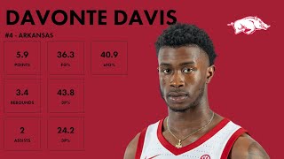 Davonte Davis  Arkansas  202324 Transfer Portal Highlights [upl. by Thomasina243]