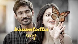 Kannuladha song  3 moonu  Dhanush  Sruti Hassan  Anirudh [upl. by Cohe]