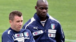 Balotelli behaviour a worry for Italy coach Prandelli [upl. by Screens]