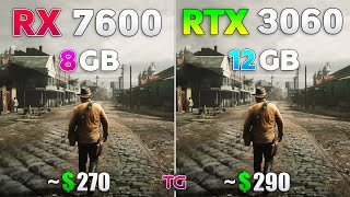 RX 7600 vs RTX 3060  Test in 10 Games [upl. by Oicram]