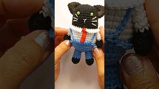 How to Crochet a Cat Keychain  New Design 2024 [upl. by Aylat]