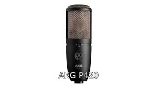 AKG P420 vs AKG C214 Mic Test [upl. by Manbahs611]