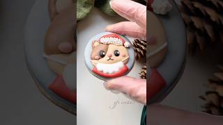 🎄🐱Cute Christmas cookie decorating with royal icing cookiedecorating christmas royalicing [upl. by Rundgren]