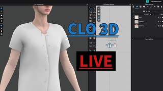 Basic of CLO 3D 30 Minutes Crash Course CLO 3D ButtonsButtonholes 332 [upl. by Julita]