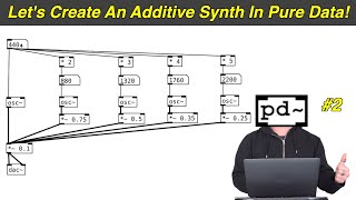 Additive Synth Pure Data Tutorial 2 [upl. by Akived986]