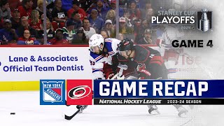 Gm 4 Rangers  Hurricanes 511  NHL Highlights  2024 Stanley Cup Playoffs [upl. by Haiasi]