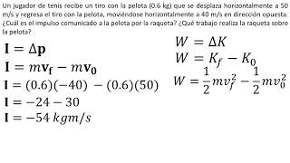 Física  Impulso y cantidad de movimiento  Ejemplo 5 [upl. by Samal873]