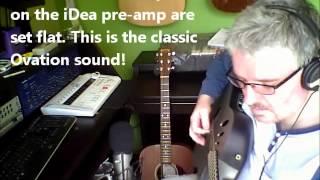 Ovation iDea CC54i demo [upl. by Atteuqaj]