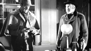 The Adventures of Sherlock Holmes Basil Rathbone 1939 Clip [upl. by Ardnaek]