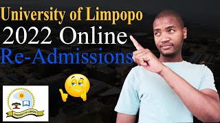 University of Limpopo online readmissions  How to reapply at the university of Limpopo UL online [upl. by Cumings]