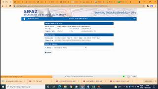 SEFAZ como rejeitar uma nota fiscal [upl. by Hittel]