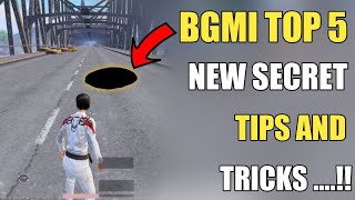 BGMI NEW TOP 5 TIPS AND TRICKS  NEW SECRET TIPS AND TRICKS BGMI [upl. by Proudlove]