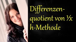 Differenzenquotient h Methode Beispiel 1x [upl. by Ynalem]