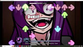 FNF Doki Doki Takeover – Bad Ending Mod full [upl. by Eerehs]