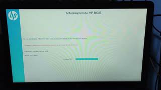 proceso de actualización del firmware o BIOS hp [upl. by Suirred791]