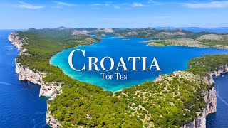 Top 10 Places To Visit in Croatia  Travel Guide [upl. by Demeter767]