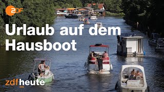 Urlaub in Deutschland  Mit dem Hausboot auf der Müritz [upl. by Draw53]