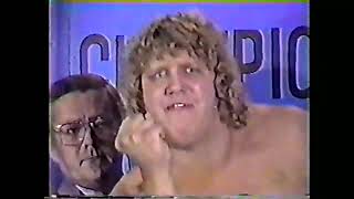 Terry Gordy and Tito Santana Interview Columbus Georgia 1982 [upl. by Flanna]