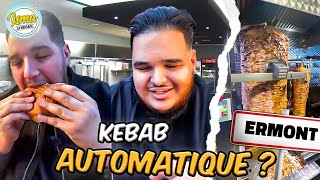 KEBAB AUTOMATIQUE DE PLUS DE 200 KG  la pomme kebab à Ermont feat SAIF [upl. by Ellehsar563]