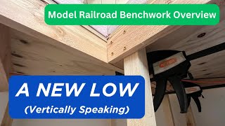 Simple Model Railroad BenchworkModel Railroad Benchwork Overview [upl. by Legin887]