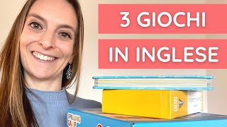 GIOCHI IN INGLESE PER BAMBINI 3 attività per parlare inglese ai bambini divertendosi IDEE REGALO [upl. by Adnam]