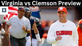 Virginia vs Clemson Game Preview  College Football Game Picks and Predictions [upl. by Zak]