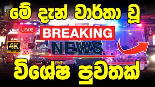 DERANA BREAKING NEWS  Special sad news received now ADA DERANA NEWS HIRU NEWS [upl. by Haleigh]