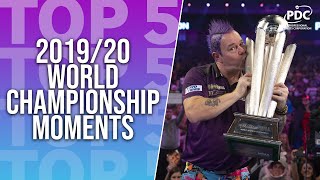 Top 5 Biggest Moments  201920 World Darts Championship [upl. by Queen]