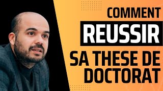 Réussir sa thèse de doctorat en 4 étapes Darija [upl. by Auburta]